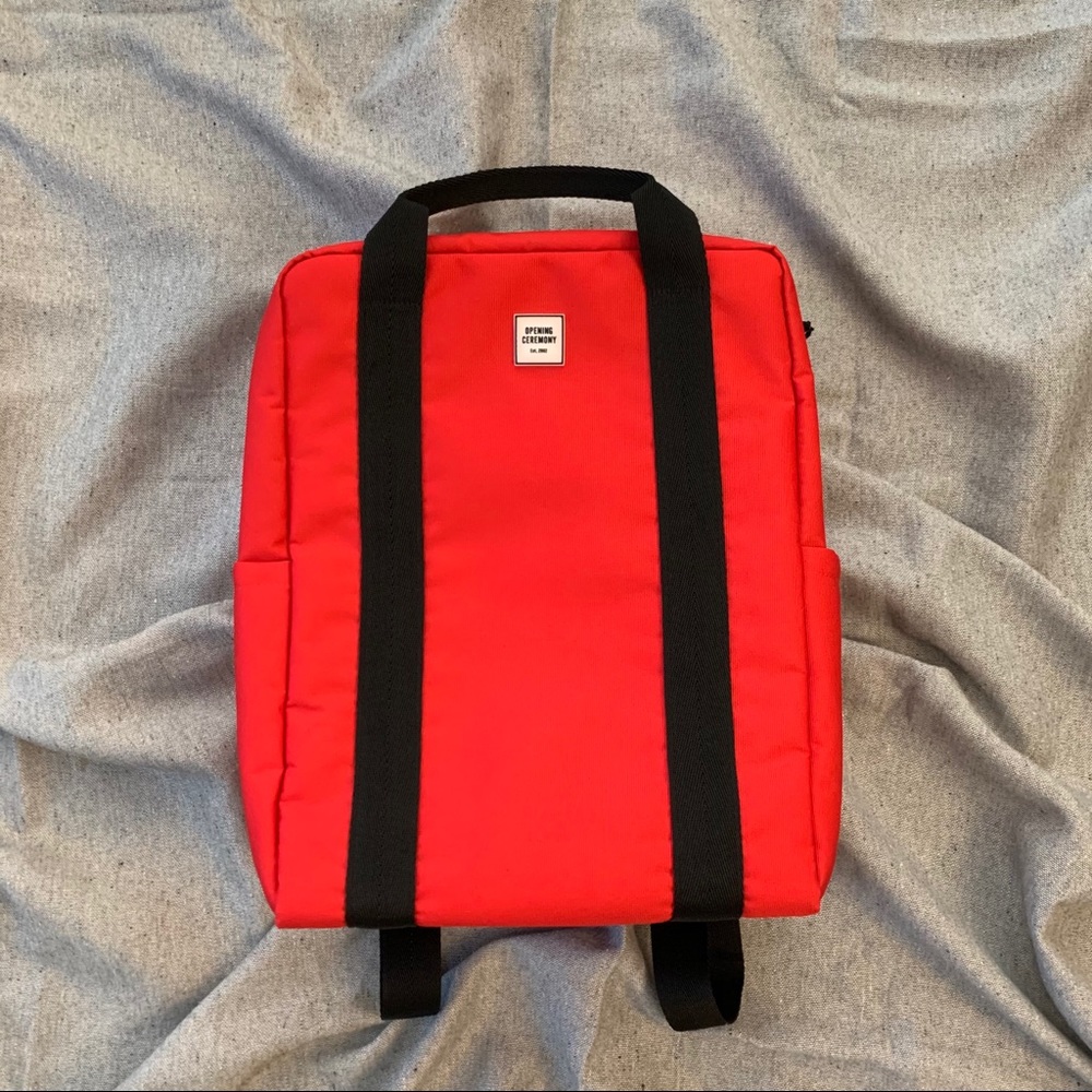 Opening Ceremony Red Backpack Used with Tags